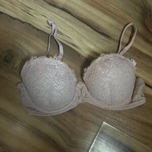 Victoria's Secret Lace Underwire Bra - Soft Pink